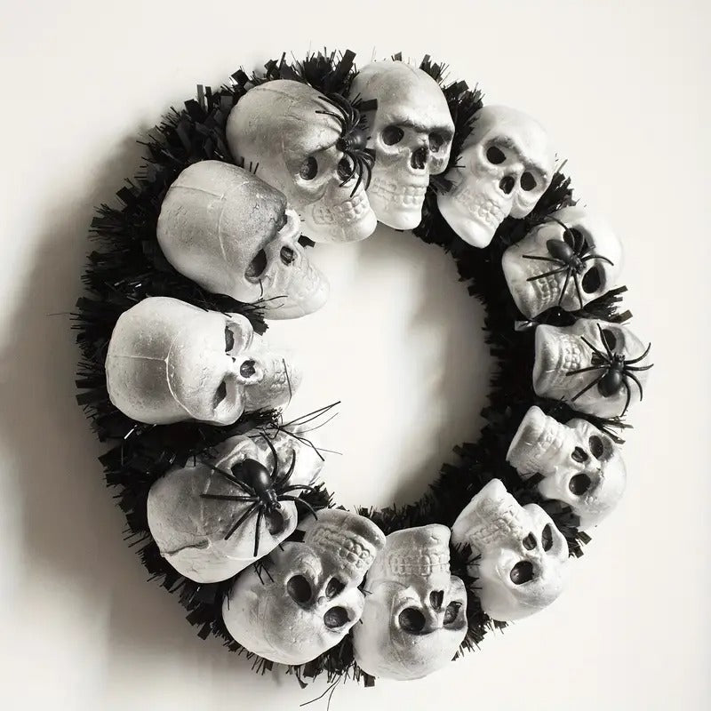 Halloween Skull Garland Wall Hanging Decoration