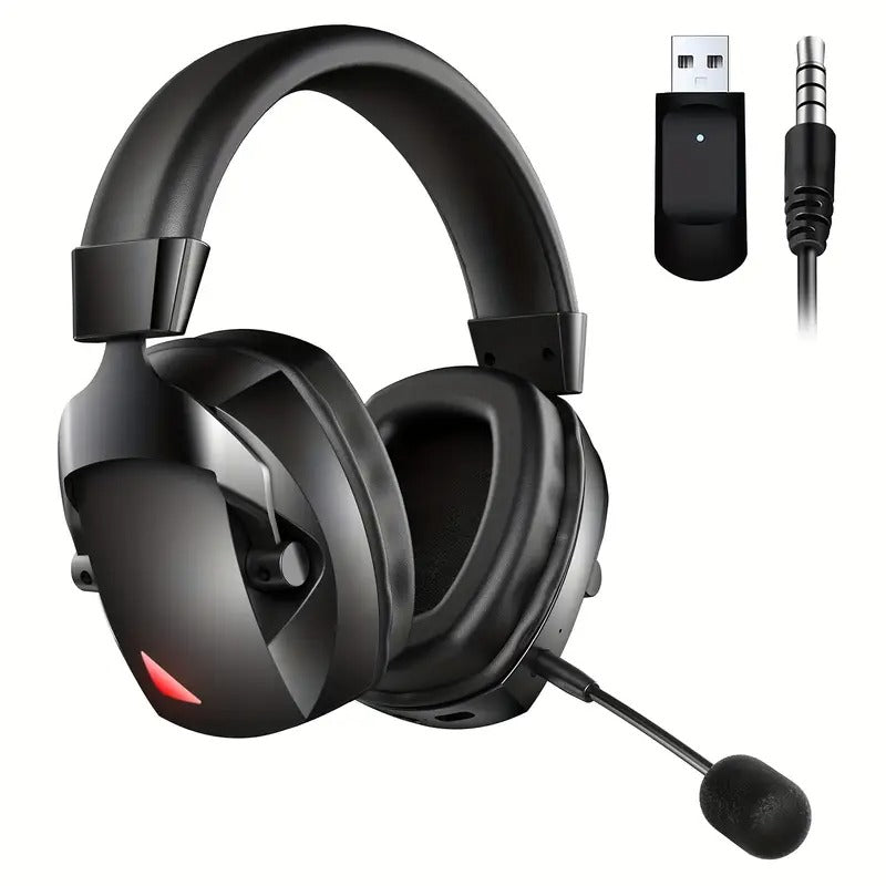 Wireless Gaming Headset with Mic, 48H Battery