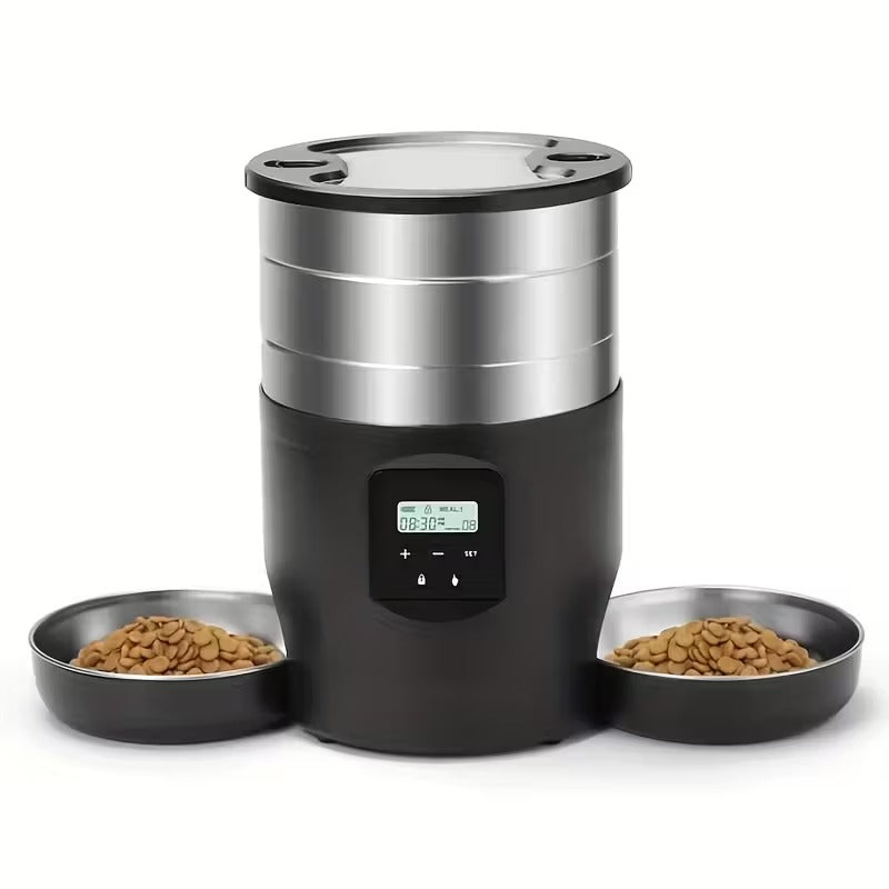 4.5L Stainless Steel Smart Automatic Pet Feeder