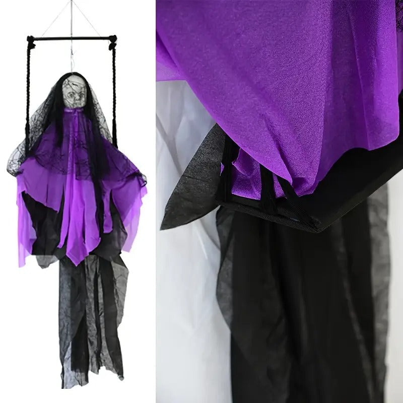 Halloween Hanging Ghost Swing Decoration