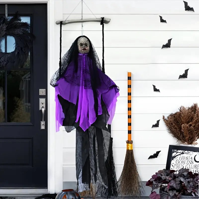 Halloween Hanging Ghost Swing Decoration