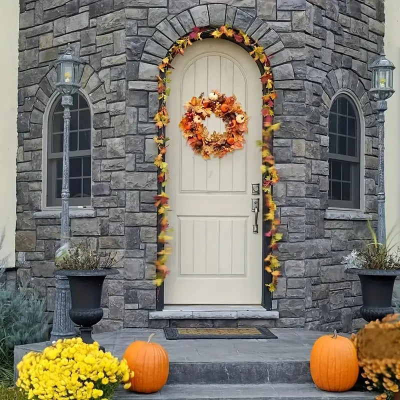 Halloween Harvest Wreath Decor