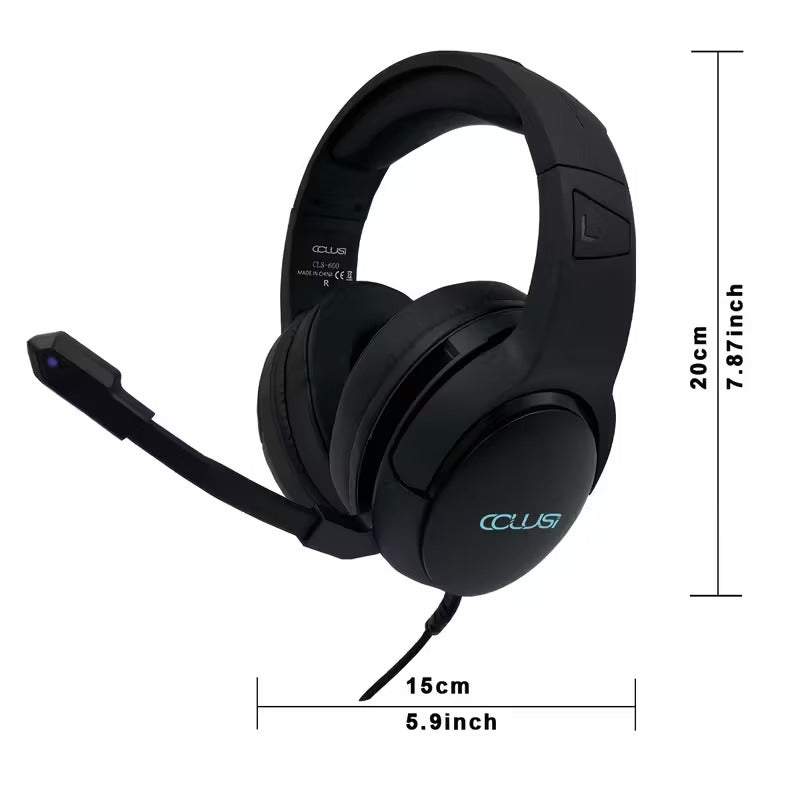 Wired Gaming Headset with Hidden Microphone RGB