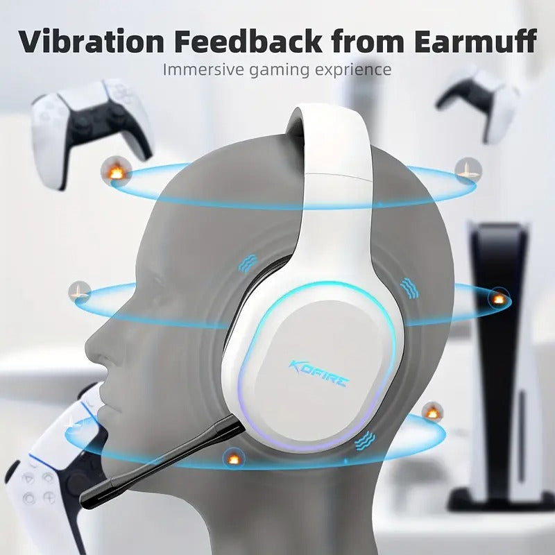 Pro Wireless Gaming Headset with Detachable Microphone