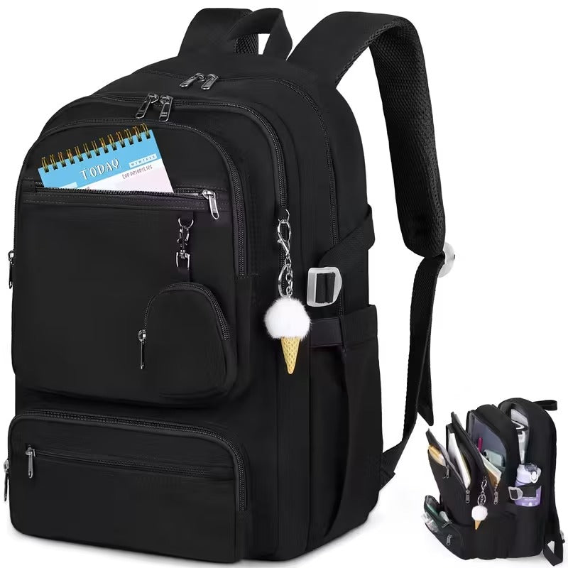 Casual Laptop Backpack with Adjustable Shoulder Straps