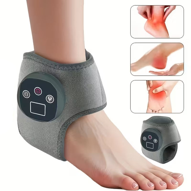 Ankle Heating Massager with Vibration & Heat Therapy