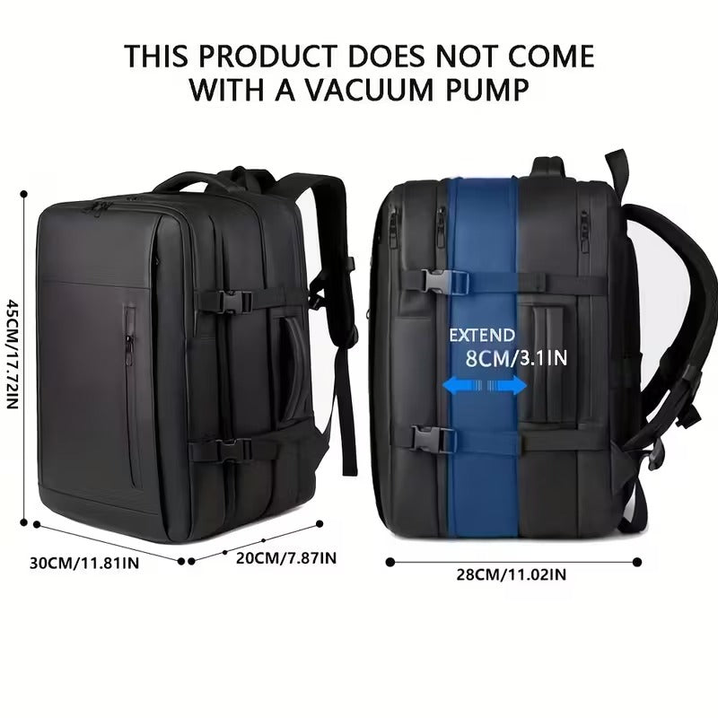 Men's Double-Shoulder Travel Bag with Password Lock