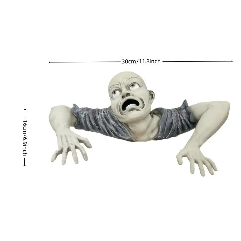 Latex Crawling Ghost Halloween Decorative Sculpture