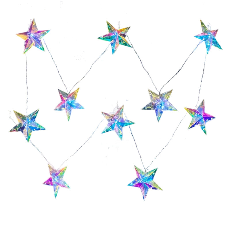LED Star String Lights 10-Light Decorative String