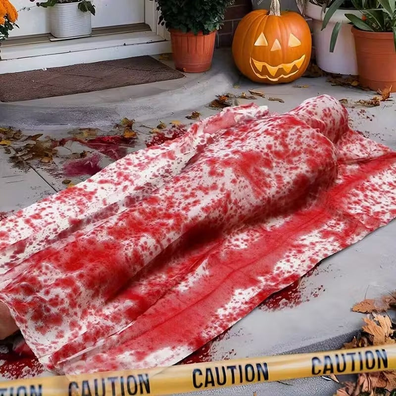 Halloween Inflatable Fake Corpse Decoration Set