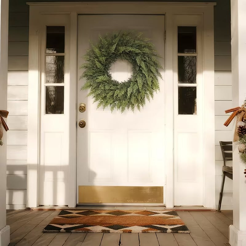 Artificial Pine Cypress Wreath Holiday Decor