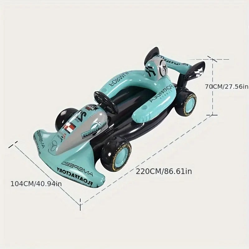 Inflatable F1 Racing Float with Seat