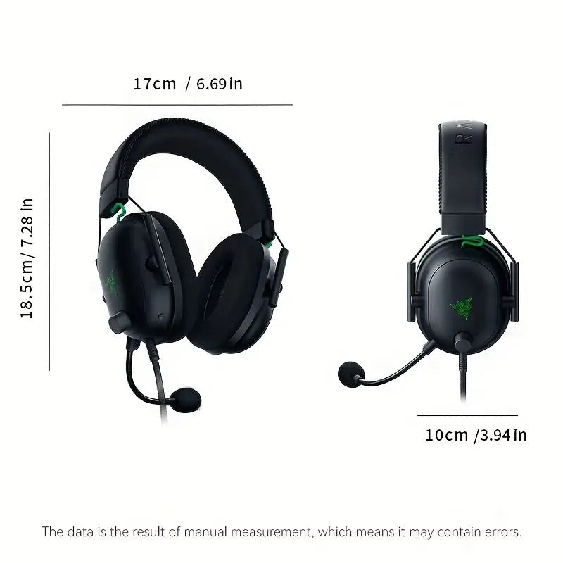 V2 Wired Gaming Headset with USB Sound Card