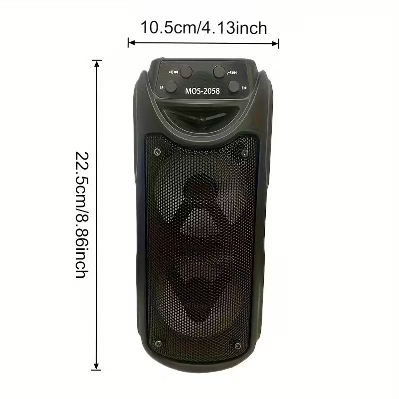 Dual Stereo Wireless Speaker with RGB Lights