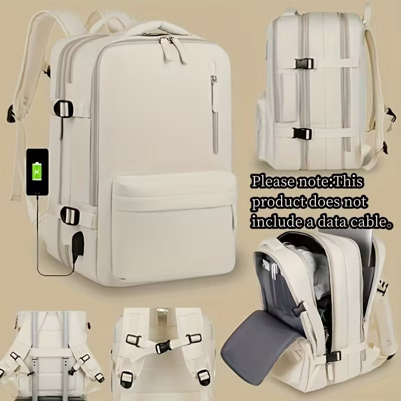 Travel Backpack with Laptop Compartment and USB Port