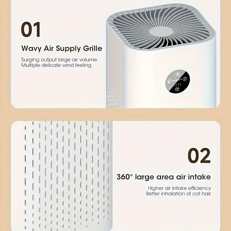 Home Air Purifier with 3M HEPA Filter
