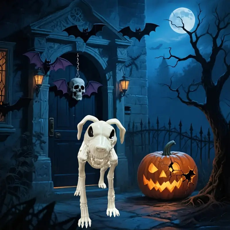 Halloween Dog Skeleton Outdoor Decoration