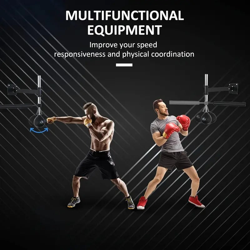 Wall-Mounted Adjustable Height Speed Bag Platform