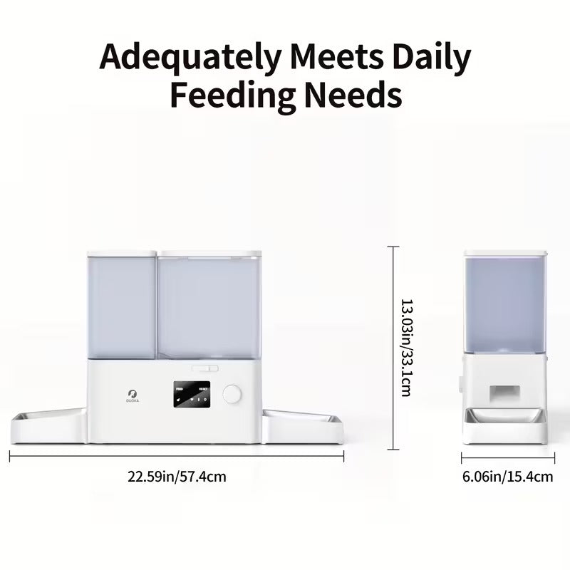 Smart Automatic Cat Feeder and Water Dispenser with App Control