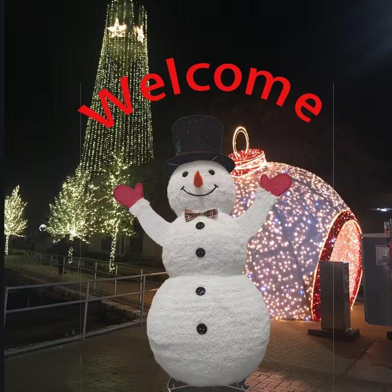 Gentleman Style Telescopic Snowman