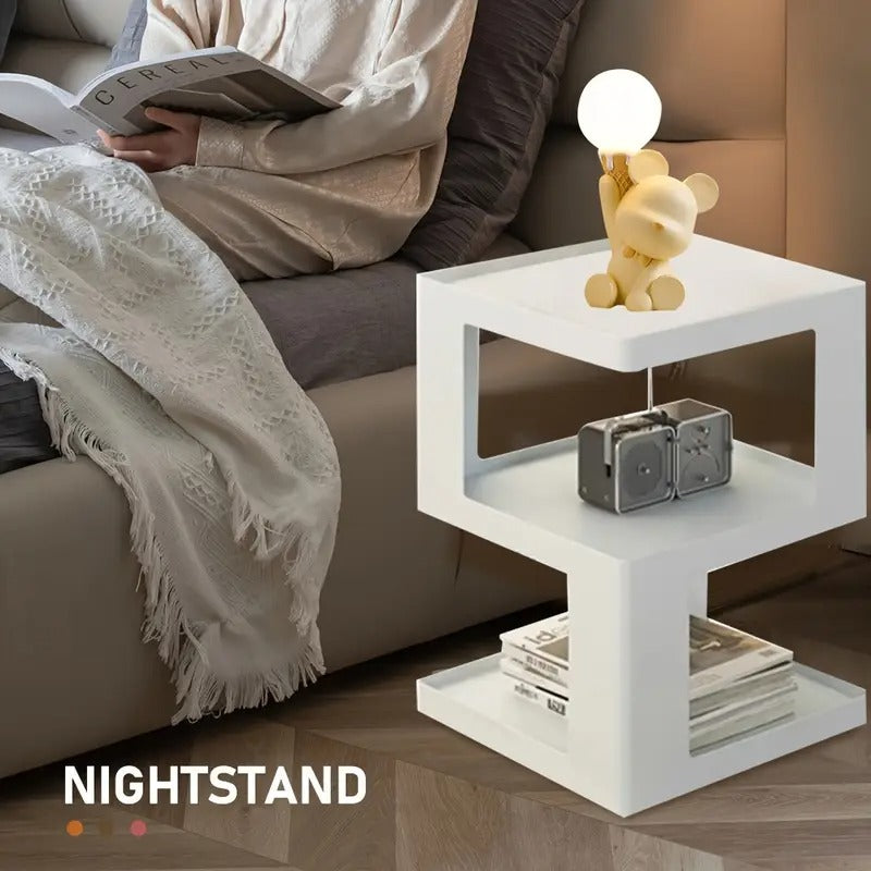 3-Tier Plastic Display Cabinet