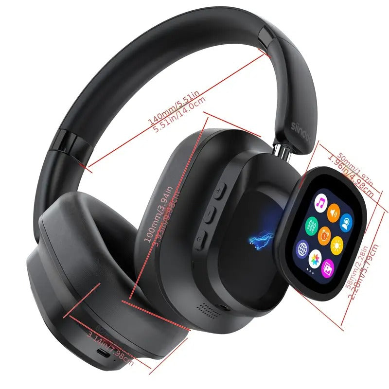 Hybrid Active Noise Cancelling Wireless Headphones