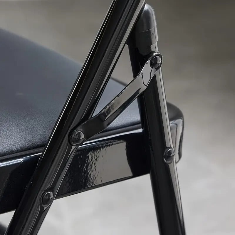 Folding Chair with Cushion Backrest