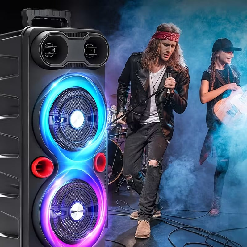Wireless Party Speaker with RGB Bass Sound