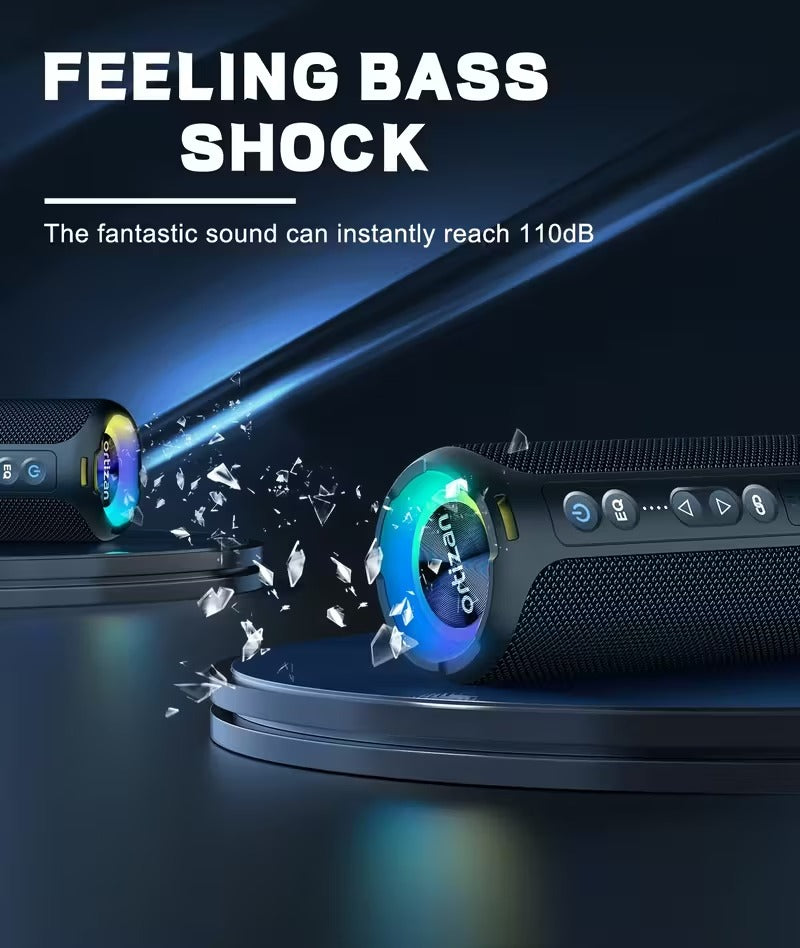 Wireless Stereo Speaker with Deep Bass