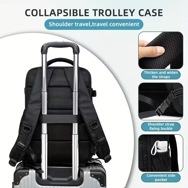 Compression Travel Backpack with Pump Combo