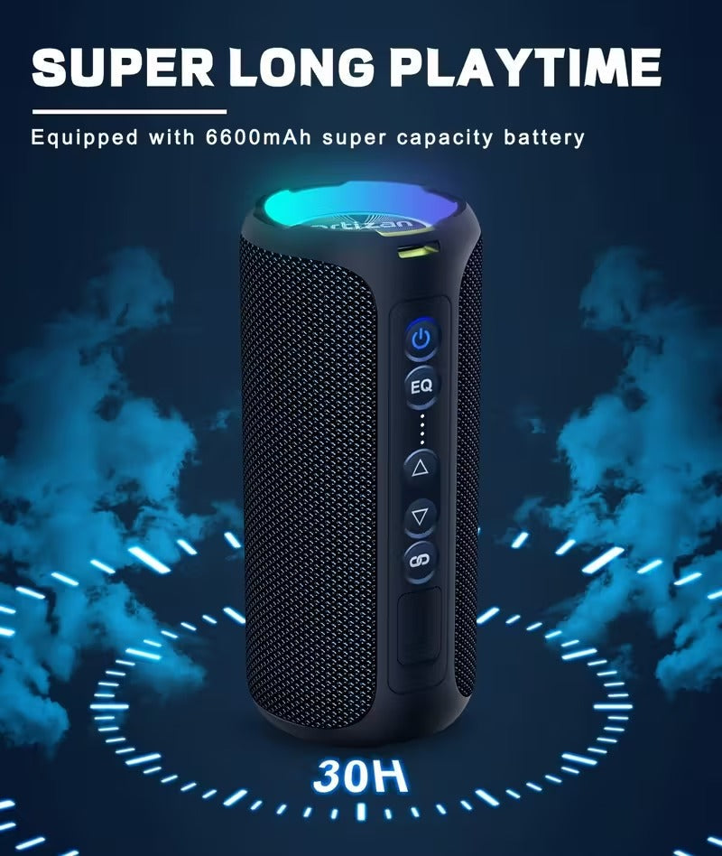 Wireless Stereo Speaker with Deep Bass