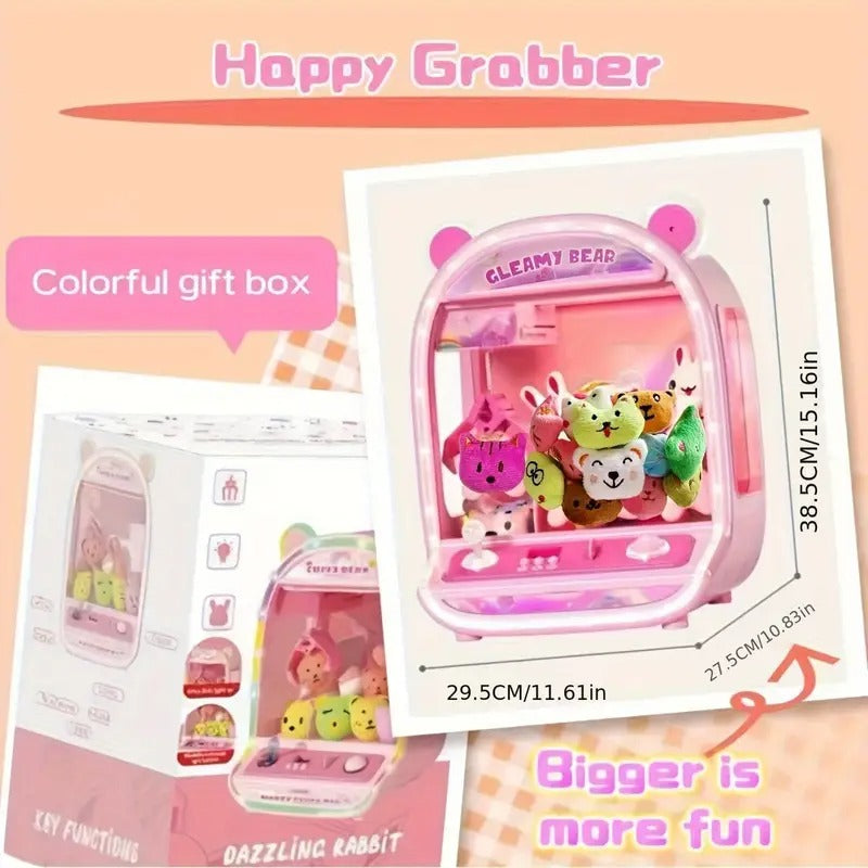 Rabbit Claw Machine Toy for Kids with Lights
