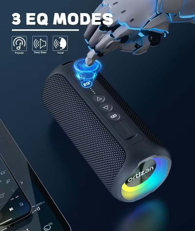 Wireless Stereo Speaker with Deep Bass