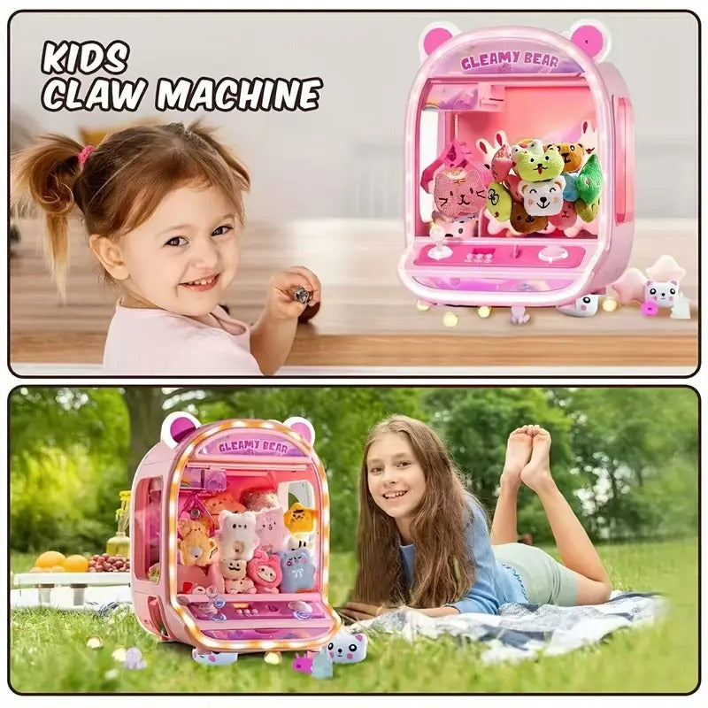 Rabbit Claw Machine Toy for Kids with Lights
