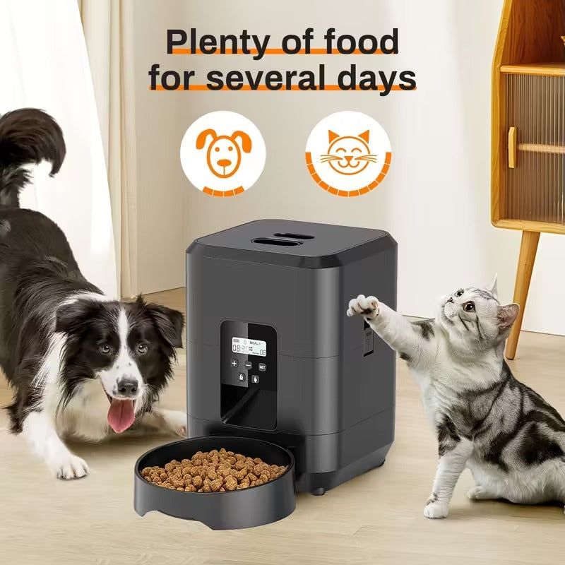 Automatic Pet Feeder with Touch Screen for Cats & Dogs