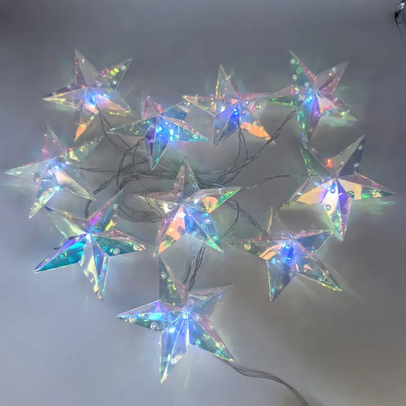 LED Star String Lights 10-Light Decorative String