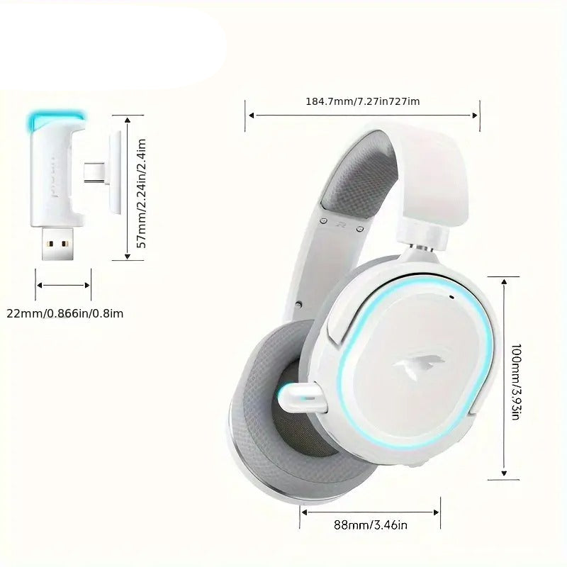 Wireless Gaming Headset with Surround Sound
