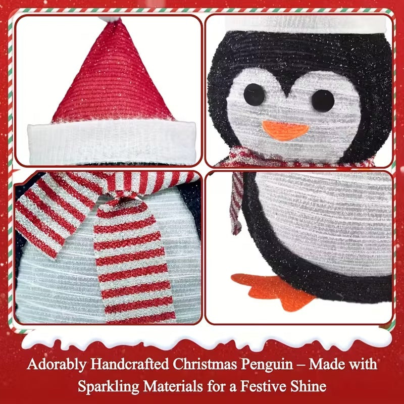 Christmas Penguin Decorative Light White Glow