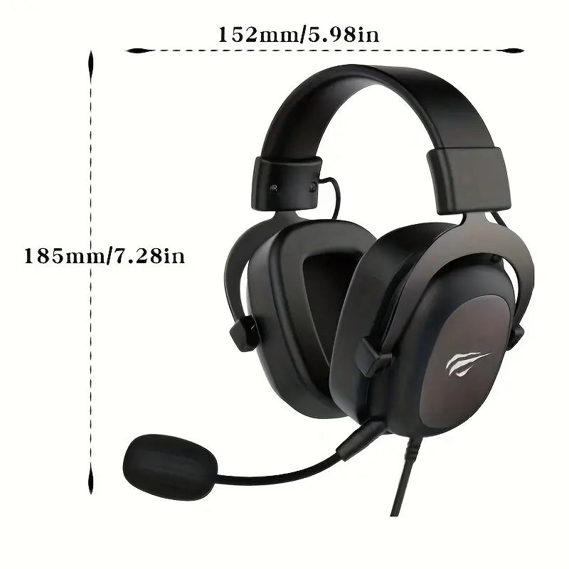 Wired Gaming Headset and Surround Sound with Mic