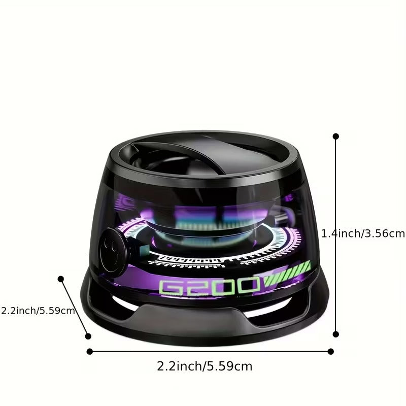 Wireless Speaker with 7-Color LED Lights (2pcs)