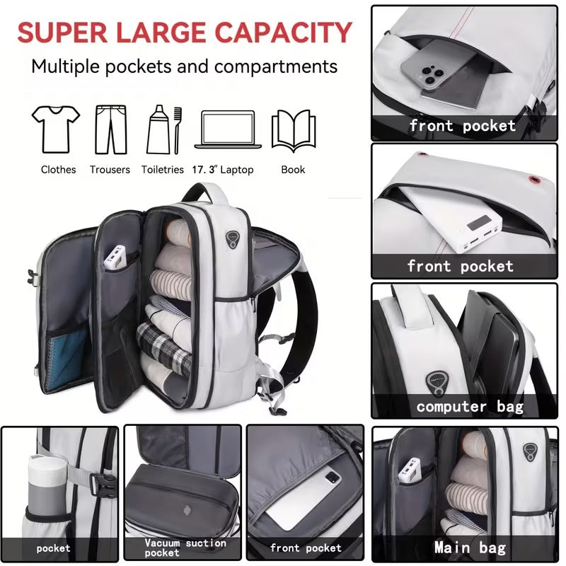 Laptop Travel Backpack with Trolley Sleeve