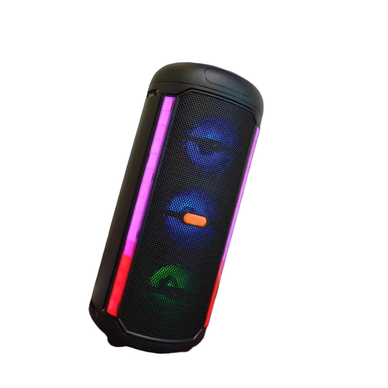 Portable Wireless Speaker with RGB Lighting & Microphone
