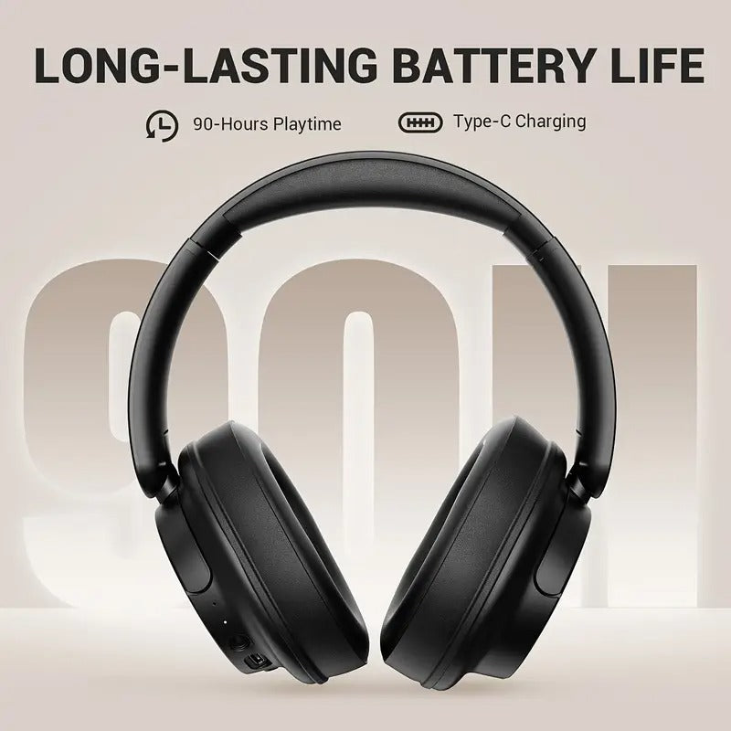 Wireless Over-Ear Headphones with Mic