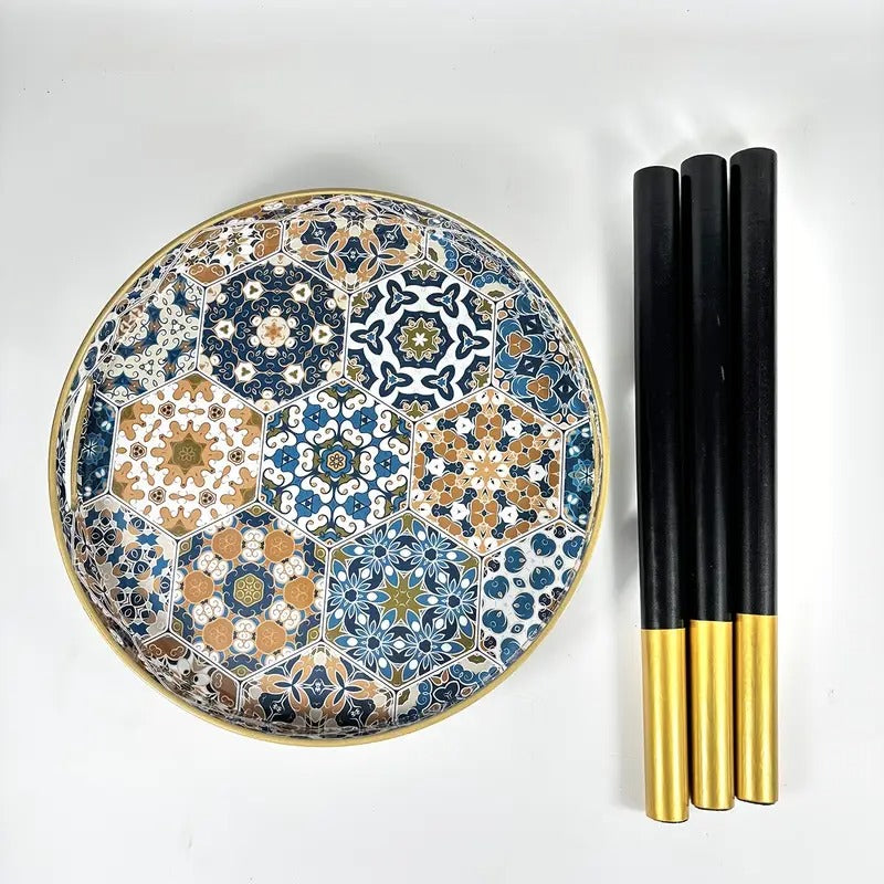 Round Serving Tray with Detachable Legs