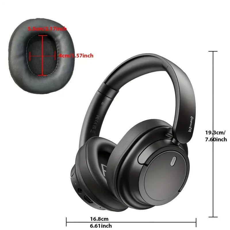 Wireless Over-Ear Headphones with Mic