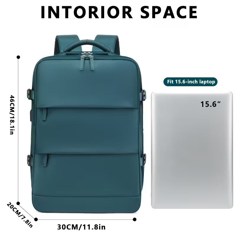 Business Laptop Backpack with USB Charging Port
