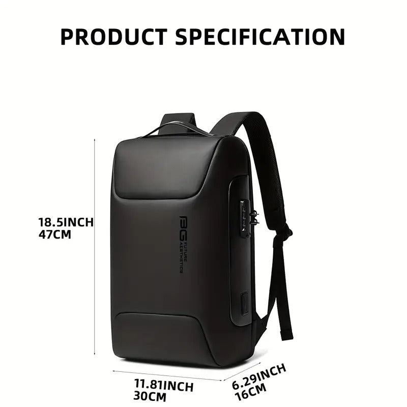 Men's TSA Laptop Backpack with USB Port