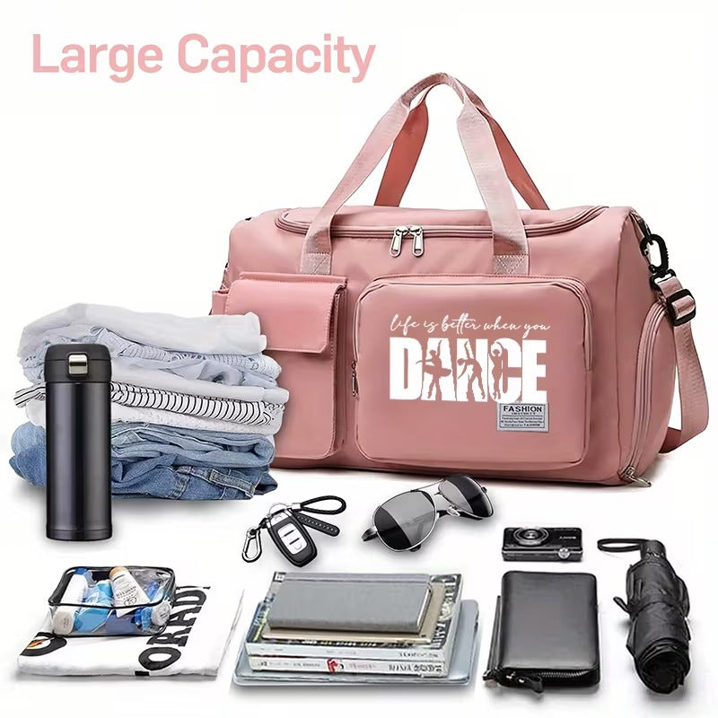 Large Gym Duffle Bag with Shoe Compartment