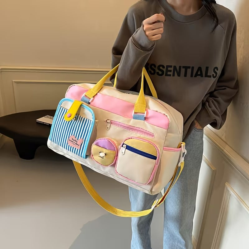 Women’s Travel Duffel Bag with Shoe Compartment