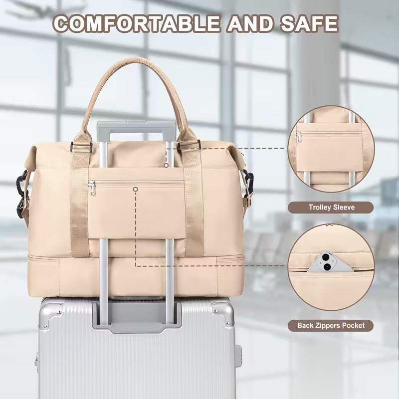 Large Carry-On Travel and Gym Duffel Bag